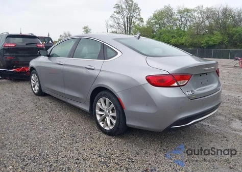 2015 Chrysler 200 C из США, поврежденный, VIN 1C3CCCCB6FN742566